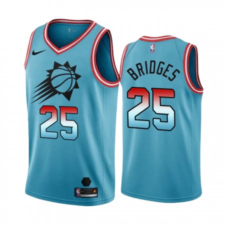 Phoenix Suns Mikal Bridges 25 Nike 2022-23 City Edition Sininen Miesten Pelipaidat Swingman